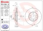 Диск торм. BREMBO 09.9165.10 OPEL VECTRA C 1шт