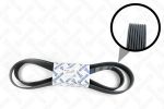 Ремень приводной поликлиновой 8PK2121 JCB 3CX,3CXSuper,4CX,4CXSuper STELLOX