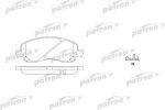 Колодки тормозные MITSUBISHI Lancer (03-),Galant (96-04) передние (4шт.) PATRON