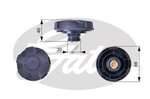 Крышка бачка расширительного BMW 3 (E90),5 (F10) GATES