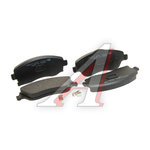 Колодки тормозные OPEL Corsa C (01-),Tigra B (04-) передние (4шт.) HSB