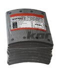Накладка тормозной колодки VOLVO (410x200) 1-й ремонт (с заклепками) (8шт.) KORTEX