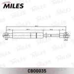 Амортизатор VOLVO XC90 (02-14) крышки багажника MILES