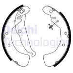 Колодки тормозные OPEL Astra, Vectra задние барабанные (4шт.) DELPHI