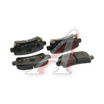 Колодки тормозные OPEL Insignia (08-) SAAB 9-5 (10-) задние (4шт.) HSB