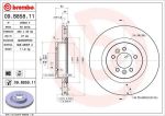 Диск тормозной LAND ROVER Range Rover (05-) передний (1шт.) BREMBO