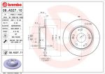 Диск тормозной HONDA Accord (03-) задний (1шт.) BREMBO