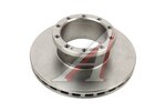 Диск тормозной MAN L2000 передний (324x30x102мм) (1шт.) EKER