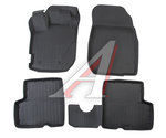 Коврик салона RENAULT Duster 2WD/4WD (17-) 3D резина черный (4 предм.) Premium SRTK