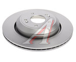 Диск тормозной HYUNDAI G70 (17-) KIA Stinger (17-) (2.0) задний (1шт.) TEXTAR