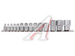 Набор головок торцевых 1/4",3/8",1/2" E4-Е24 14 предметов THORVIK