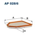 Фильтр воздушный BMW X3 (F25),X4 (F26) (дв.N20B20A) FILTRON
