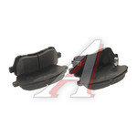 Колодки тормозные FORD Fiesta (09-) передние (4шт.) HSB