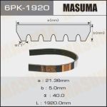 Ремень MASUMA 6PK1920