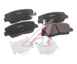 Колодки тормозные GEELY NL-38 передние (4шт.) METACO