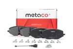 Колодки тормозные SKODA Octavia (19-) передние (4шт.) METACO