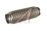 Гофра глушителя 55х230 трехслойная WIRE MESH нержавеющая сталь CBD