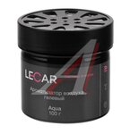 Ароматизатор на панель приборов (банка) (aqua) 100г LECAR