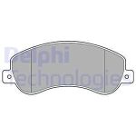 Колодки тормозные FORD Transit (06-) передние с датчиком (4шт.) DELPHI