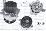 Насос водяной VW Golf 5,Jetta,Passat B6 AUDI A4,A6 (2.0 TFSI) DOLZ
