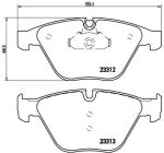 Колодки тормозные BMW 5 (E60,E61),7 (E65) передние (4шт.) BREMBO