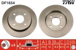 Диск тормозной FORD Focus (98-04) задний (1шт.) TRW