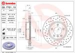 Диск тормозной BMW 3 (E46) передний (1шт.) BREMBO