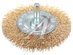 Кордщетка для дрели дисковая 75мм витая сталь в блистере LIGE