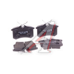 Колодки тормозные VW Golf (95-) AUDI A4 (01-) PEUGEOT 307 (01-) задние (4шт.) HSB