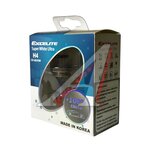 Лампа 12V H4 60/55W P43t +100% до 4200K (2шт.) Super White Ultra EXCELITE