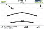 Щетка стеклоочистителя VW Tiguan (16-) 630/550мм комплект Aerotwin VALEO