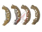 Колодки тормозные PEUGEOT Bipper (08-) CITROEN Nemo (08-) задние барабанные (4шт.) FENOX