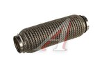 Гофра глушителя 45х230 трехслойная WIRE MESH нержавеющая сталь CBD