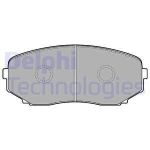 Колодки тормозные MAZDA CX-9,CX-7 (07-) передние (4шт.) DELPHI