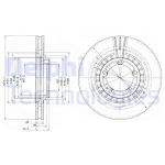 Диск тормоз. DELPHI BG4134 PORTER 2 1шт