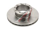 Диск тормозной MAN L2000 передний (330х135х34х104мм) (1шт.) EKER
