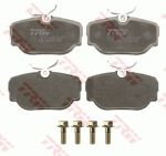 Колодки тормозные LAND ROVER Range Rover (94-02) задние (4шт.) TRW