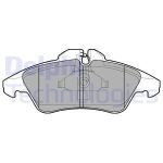 Колодки тормозные MERCEDES Sprinter (W901-W904),Vito (W638) VW LT (96-06) передние (4шт.) DELPHI