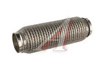Гофра глушителя 50х230 трехслойная WIRE MESH нержавеющая сталь CBD