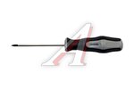 Отвертка крестовая PZ 0.0х75мм магнитная (сталь CrV) THORVIK