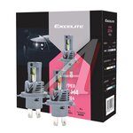 Лампа светодиодная 12/24V H4 P43t +250% 6000K (2шт.) Led Cool White Hyper EXCELITE