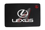 Коврик на панель приборов противоскользящий 19,5х13см LEXUS