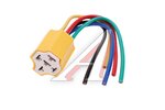 Колодка подключения 5-контактного реле 6.3мм (S=2.5мм,L=130мм) керамика с проводом МАЯК