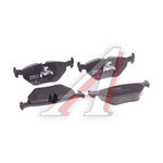 Колодки тормозные BMW E32, E34, E36, Z3 (-03) задние (4шт.) TRW