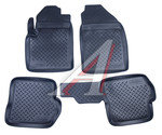 Коврик салона FORD Fusion,Fiesta (02-08) полиуретан (4 предм.) NORPLAST
