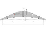Рессора УРАЛ-5557,4320 задняя (15 листов) L=1550мм (замена на 190167) ЧМЗ