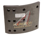 Накладка тормозной колодки HYUNDAI HD160,170,450,500 передней (F1) (шир.156мм,11отв.) SANGSIN