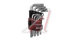 Набор ключей TORX T10Н-Т50Н Г-образных 9 предметов THORVIK