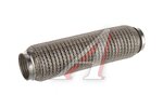 Гофра глушителя 50х280 трехслойная WIRE MESH нержавеющая сталь CBD
