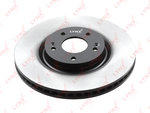 Диск тормозной HYUNDAI i40 (11-),ix35 (13-) KIA Optima (11-) (R17) передний (1шт.) LYNX